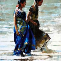 Brise de l’océan indien 81×60 cms